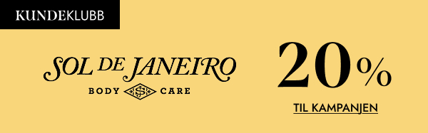 Kundeklubbkampanje 20 % rabatt på Sol de Janeiro
