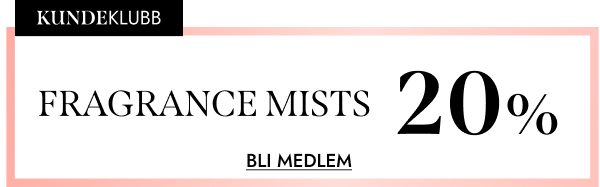 Kundeklubbkampanje 20 % rabatt på bodymist