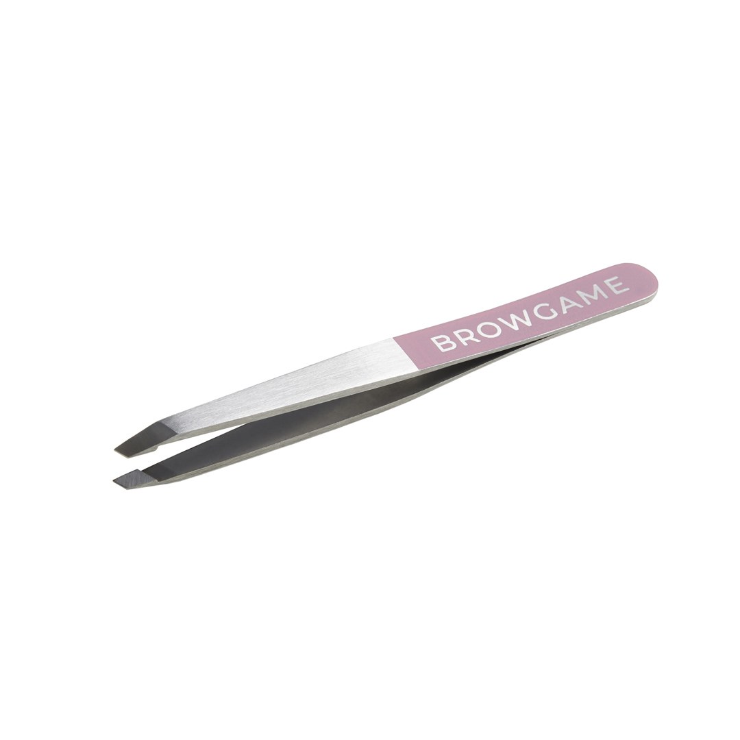 Browgame Cosmetics Original Slanted Tweezer Pink Fredrik & Louisa