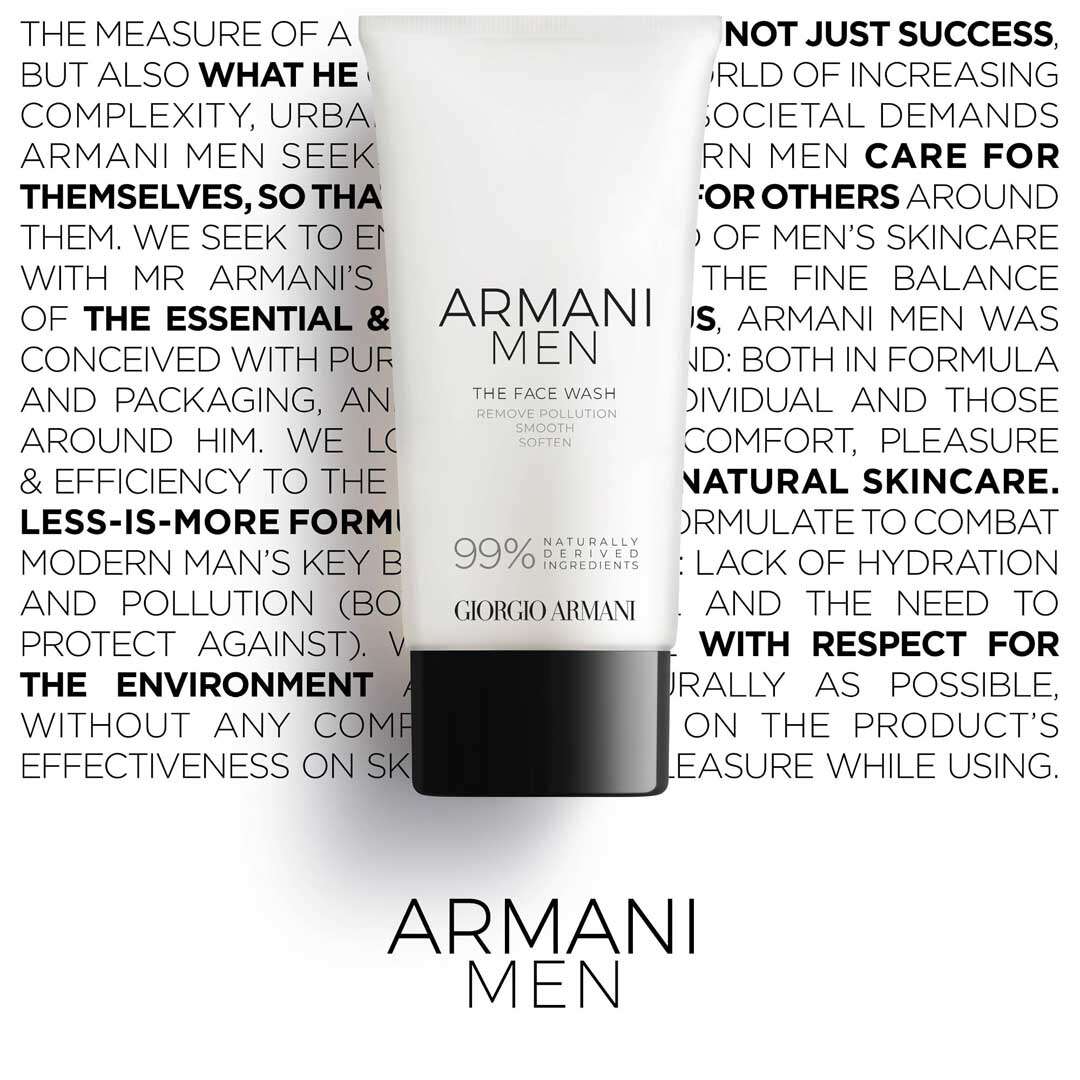 Armani men skin clearance care