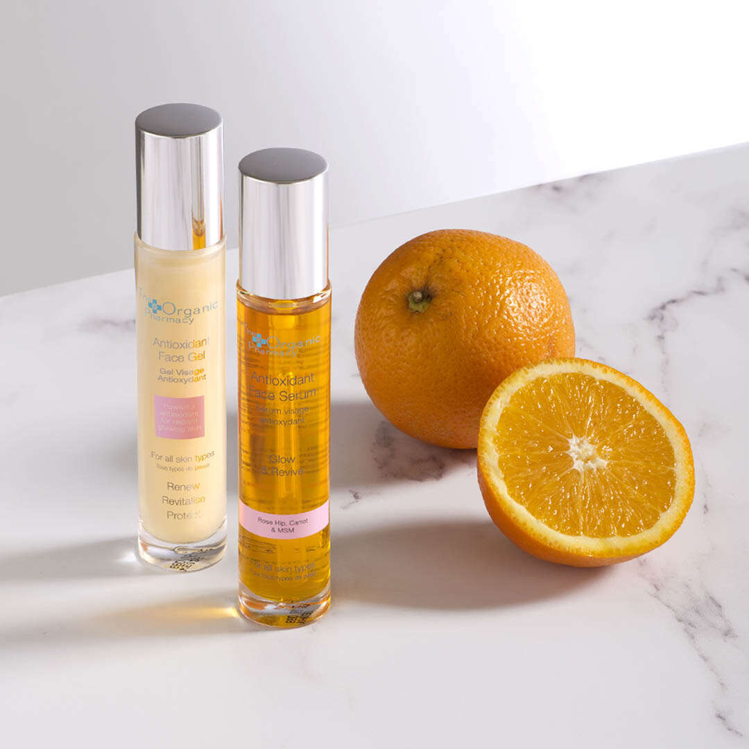 The Organic Pharmacy Antioxidant Face Serum + Antioxidant Facegel 70 ml Fredrik & Louisa