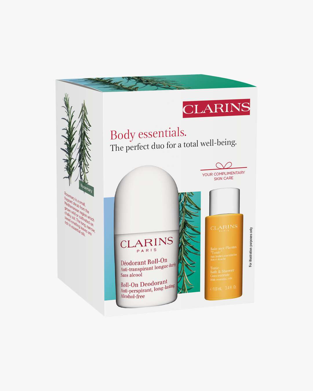 Clarins RollOn Deodorant Gavesett Fredrik & Louisa