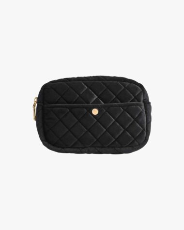 Produktbilde for Black Medium Velvet Beauty Bag hos Fredrik & Louisa