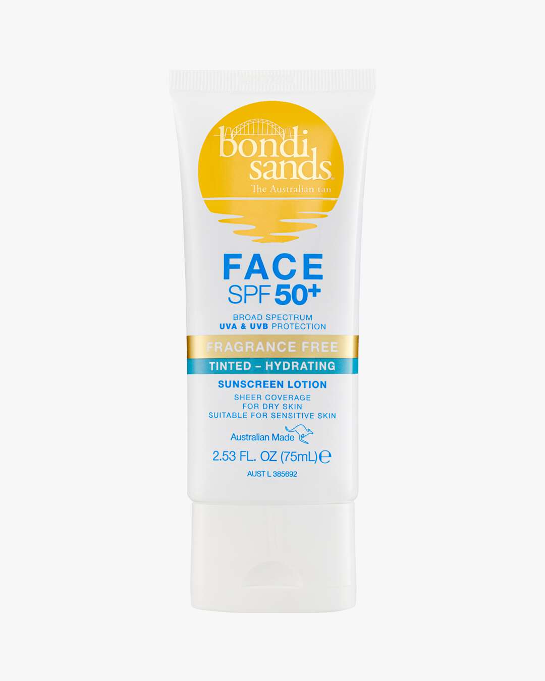 Fragrance Free Hydrating Tinted Face Lotion SPF 50+ 75 ml