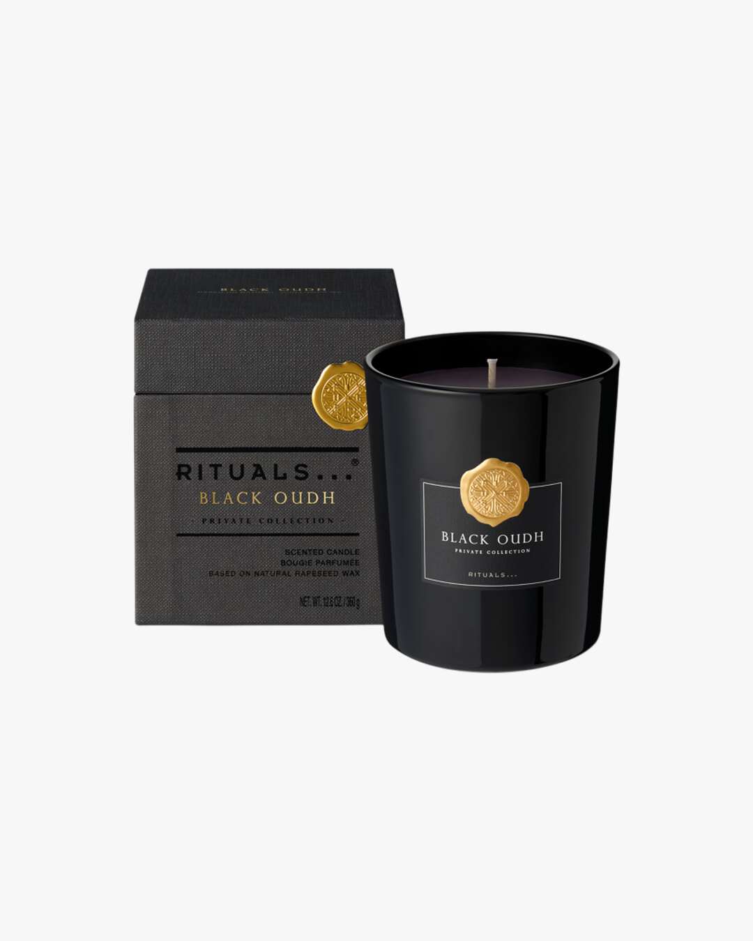 Black Oudh Scented Candle 360 g