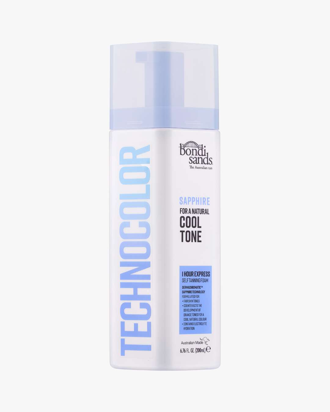 Technocolor 1 Hour Express Self Tanning Foam Sapphire 200 ml