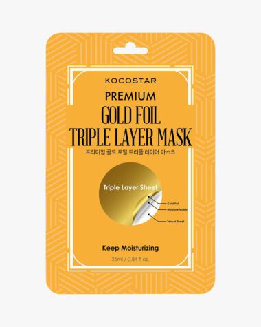 Produktbilde for Three Layered Premium Gold Foil Sheet Mask hos Fredrik & Louisa