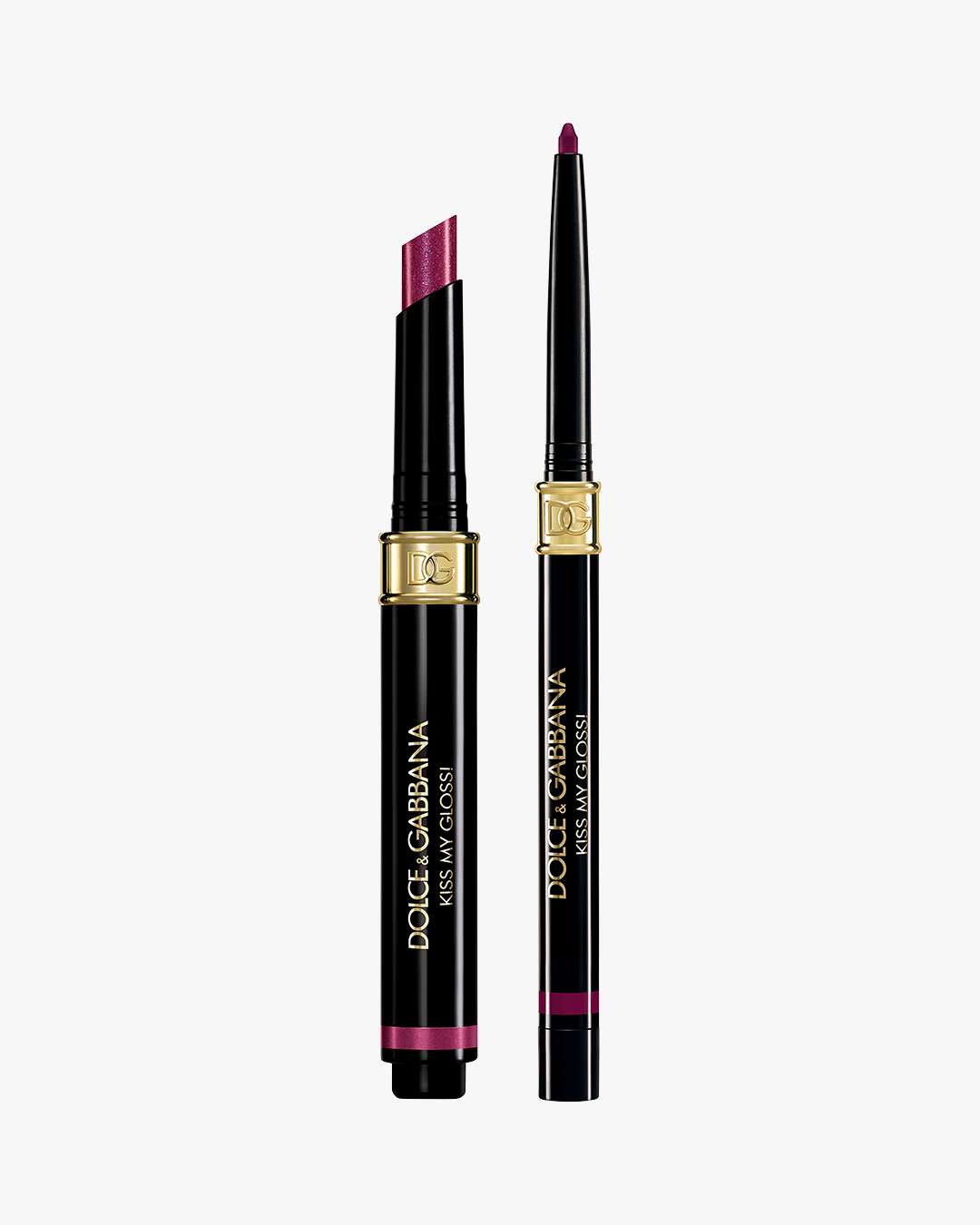 Kiss My Gloss! 4D Gloss Stick & Lip Liner Duo 1,1 g (Farge: 06 Purple)