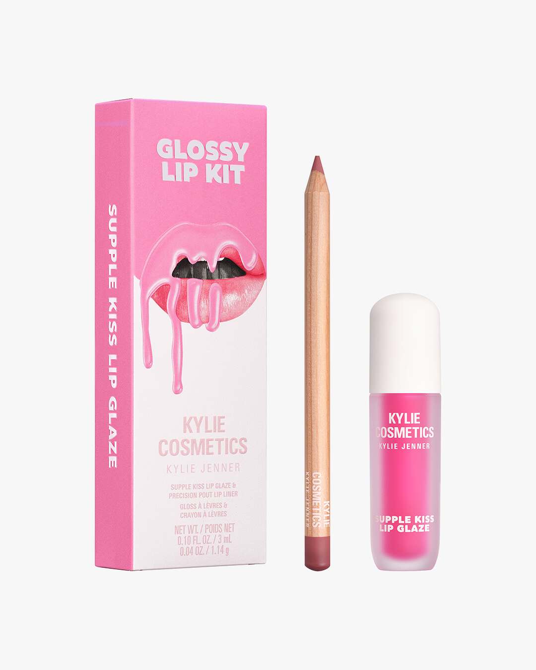 Glossy Lip Kit (Farge: candy pink)
