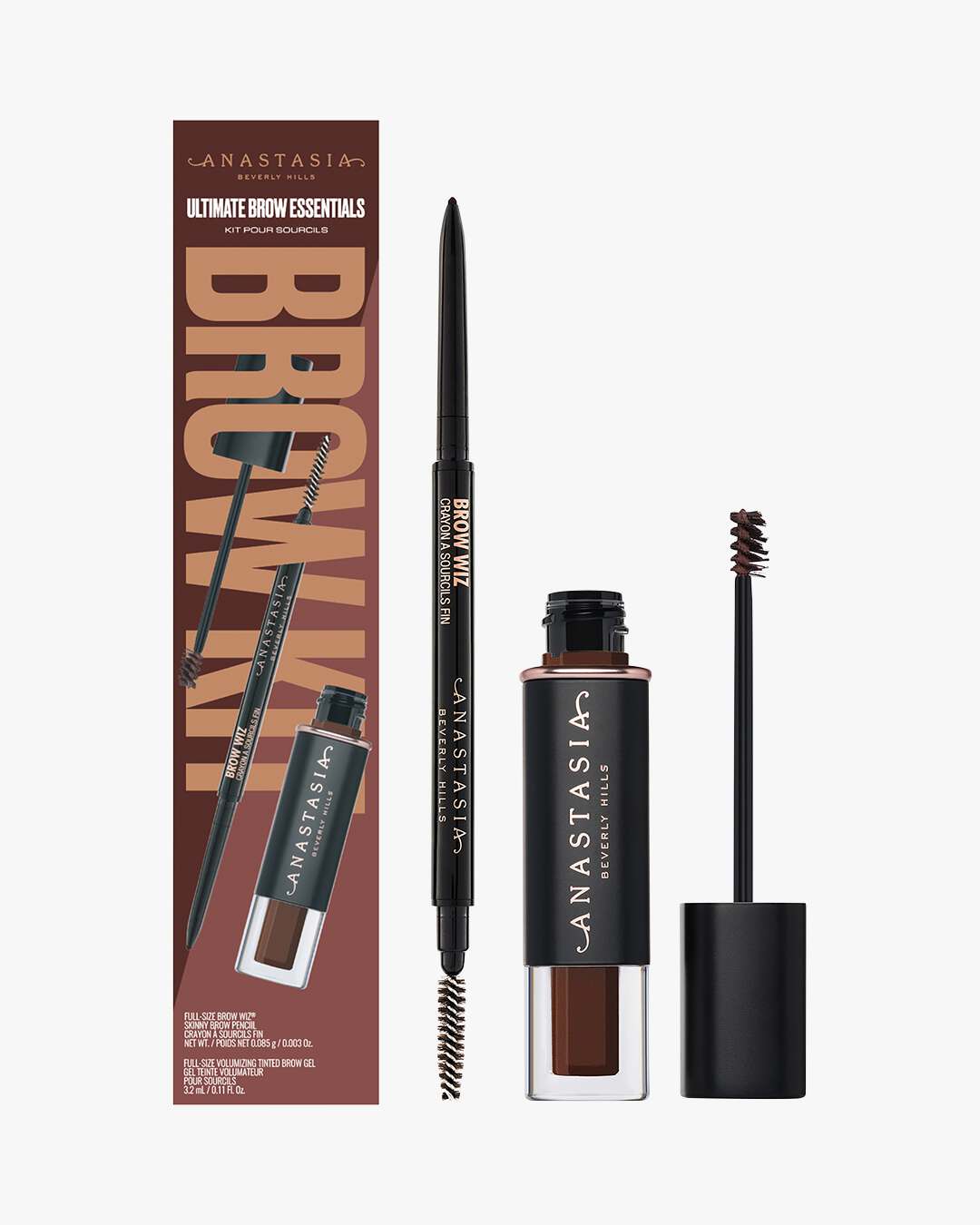 Ultimate Brow Essentials Kit (Farge: Dark Brown)
