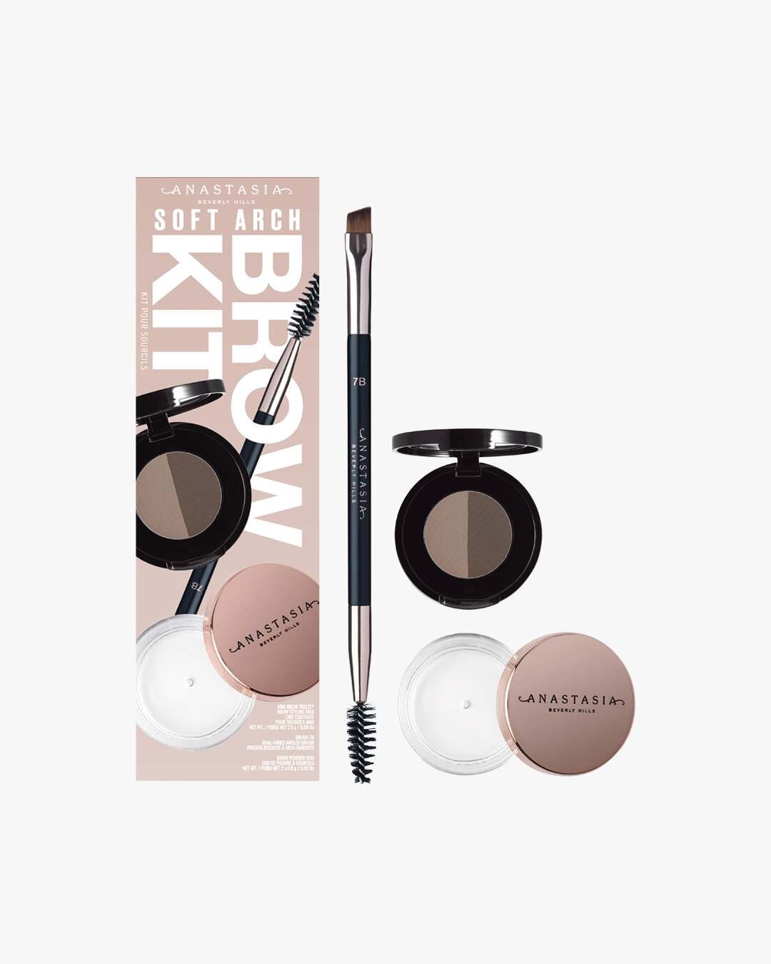 Soft Arch Brow Kit (Farge: Dark Brown)
