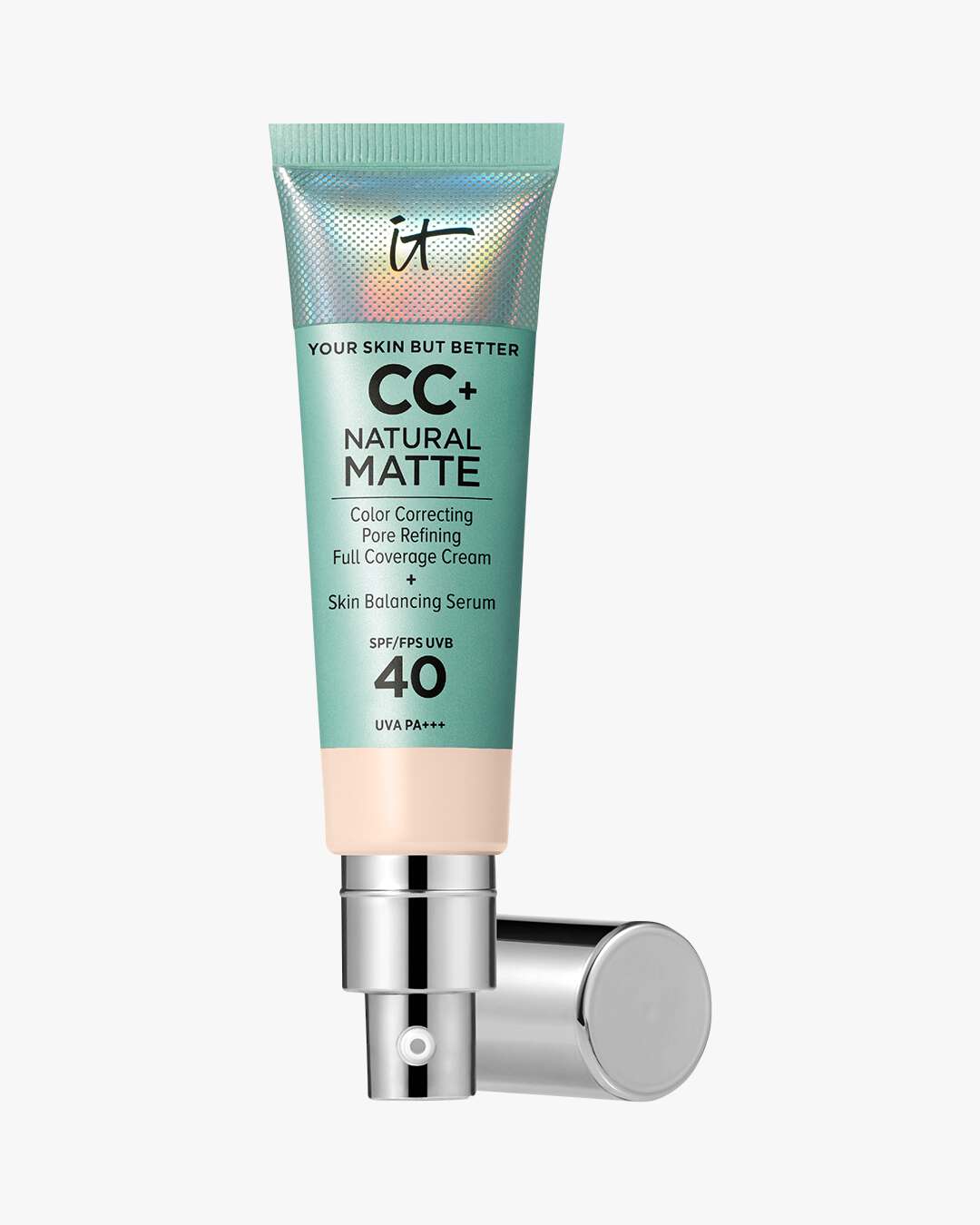 CC+ Cream Natural Matte Foundation With SPF 40 32 ml (Farge: Fair Porcelain (N))