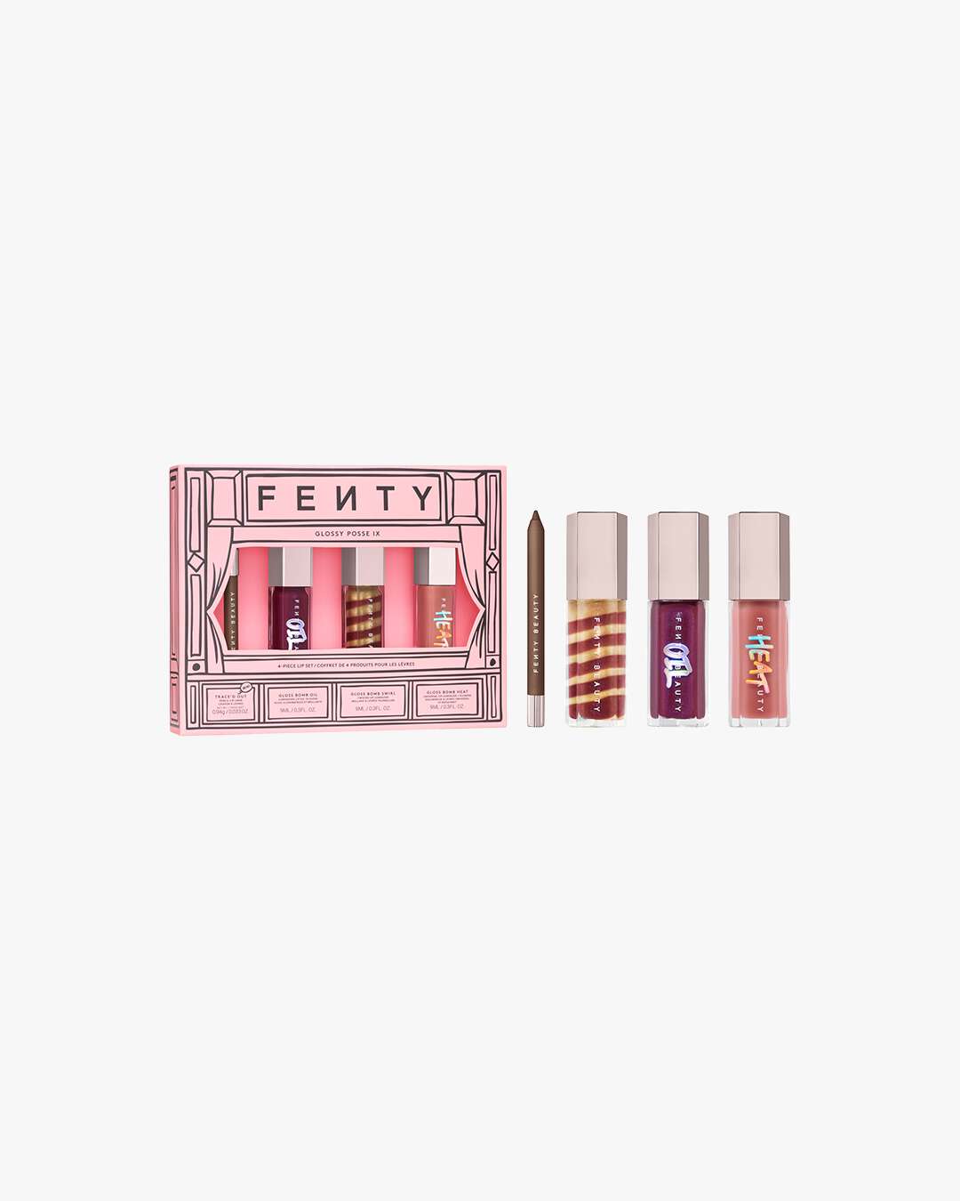 Produktbilde for Glossy Posse IX 4-Piece Lip Set hos Fredrik & Louisa